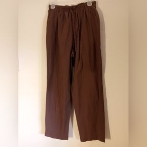 Medium Alfred dunner textured pants women's boho neutral earthy vintage 80s